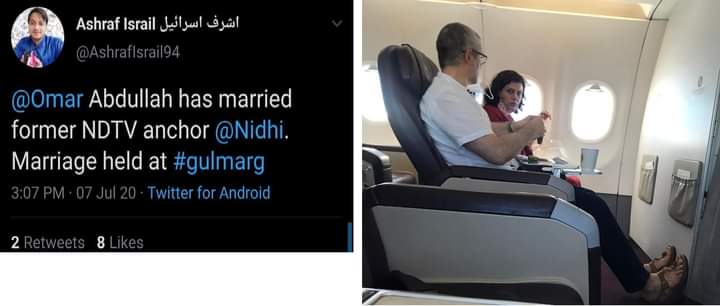 Nidhi Razdan & Omar Abdullah Marriage